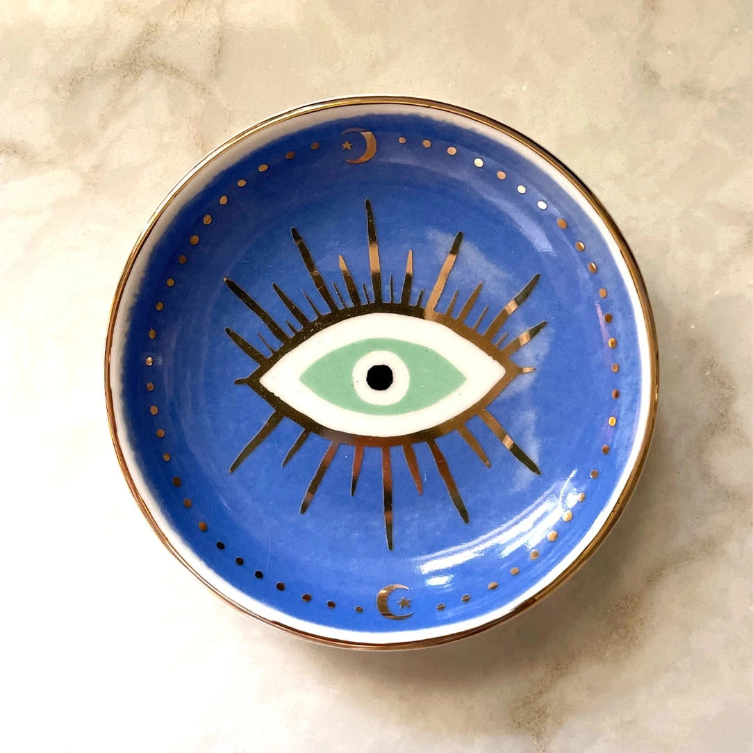 Platito con Diseño de Ojo Turco