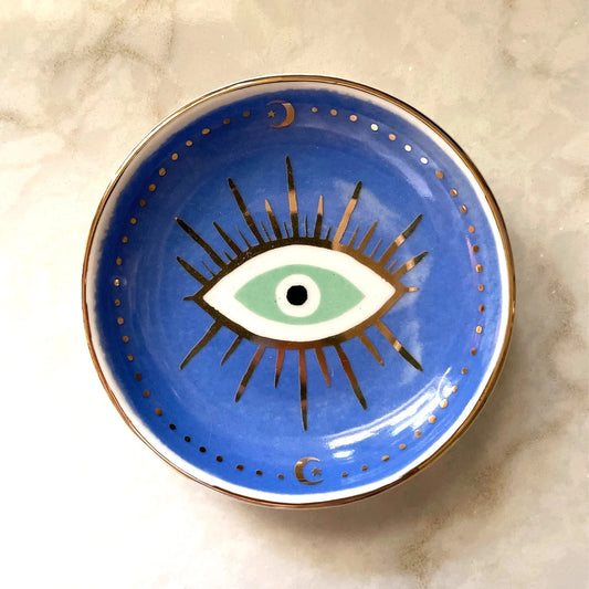 Platito con Diseño de Ojo Turco
